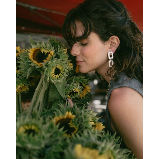 CONNECTED LINK EARRINGS