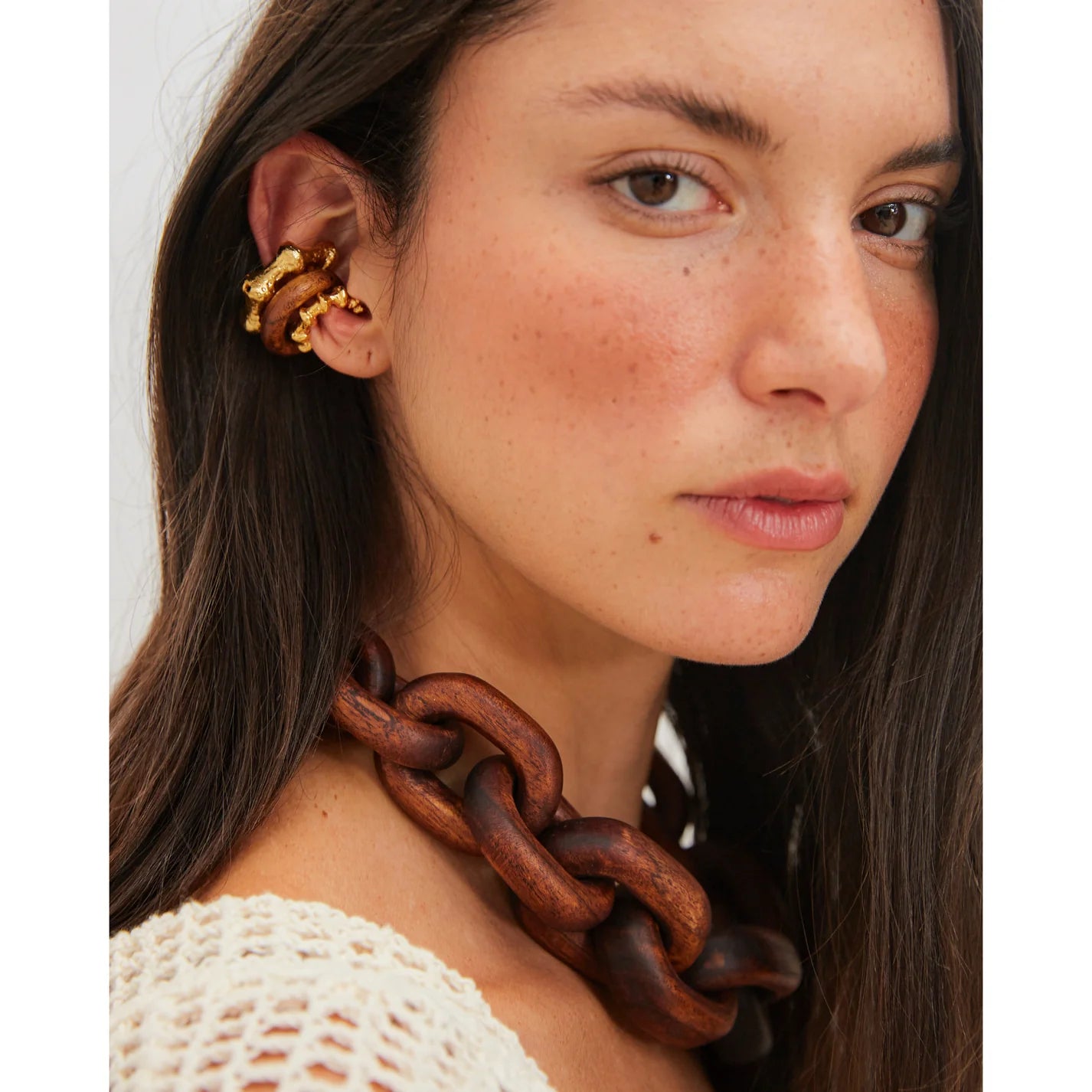WOOD EAR CUFF