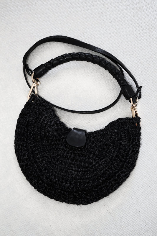 FIQUE CROISSANT MINI BLACK